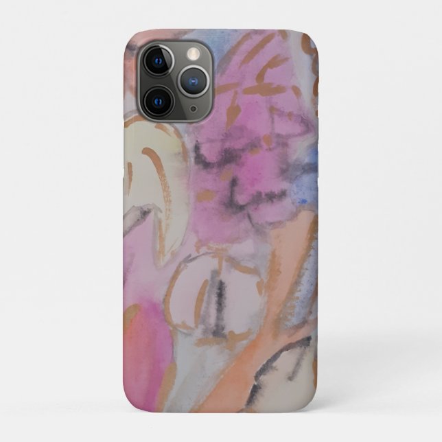 Funda De Case-Mate Para iPhone Resumen Pastel Floral (Reverso)