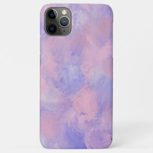 Funda Para iPhone 11 Pro Max Resumen Pastel Rubor rosa y azul