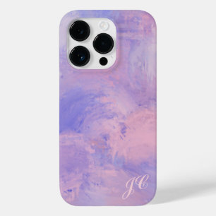 Funda Para iPhone 14 Pro De Case-Mate Resumen Pastel Rubor rosa y azul