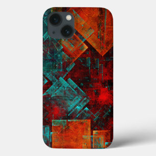 Funda Para iPhone 13 Resumen Patrón artístico moderno de Guay colorido