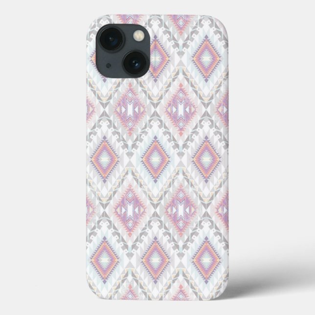 Funda De Case-Mate Para iPhone Resumen Patrón azteca geométrico (Reverso)