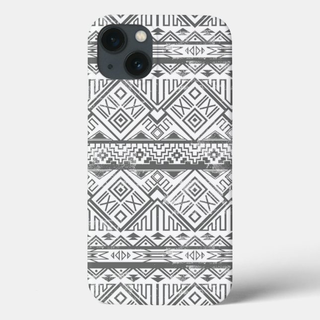 Funda De Case-Mate Para iPhone Resumen Patrón azteca geométrico 2 (Reverso)