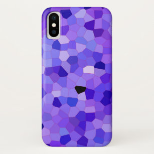Funda Para iPhone X Resumen Patrón de superficie púrpura