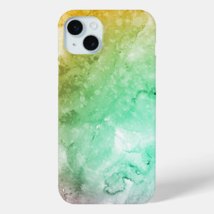 Funda Para iPhone 15 Mini Resumen Patrón elegante de pintura de color mezcla