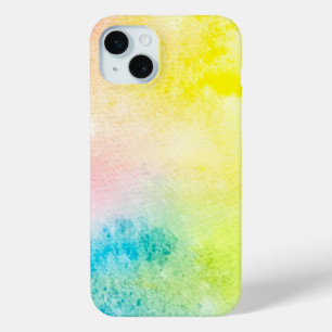 Funda Para iPhone 15 Mini Resumen Patrón elegante de pintura de color mezcla
