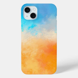 Funda Para iPhone 15 Mini Resumen Patrón elegante de pintura de color mezcla