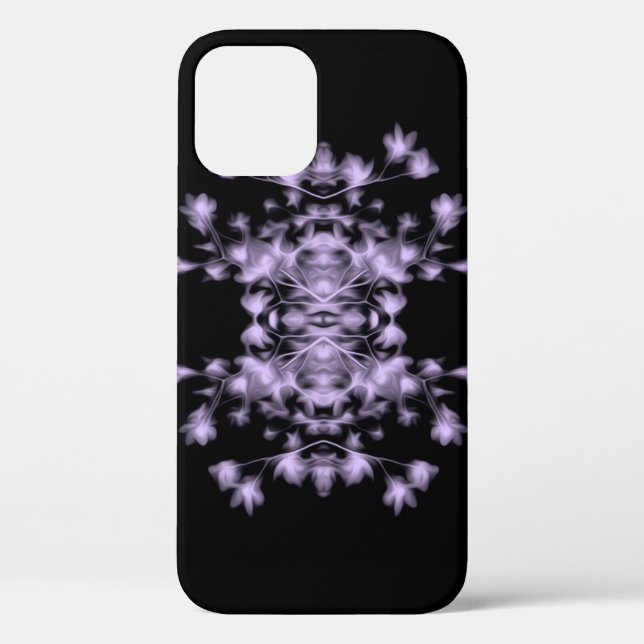 Funda De Case-Mate Para iPhone Resumen Patrón gráfico floral (Reverso )