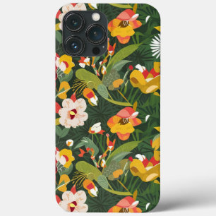Funda Para iPhone 13 Pro Max Resumen personalizado del patrón de flores de prim