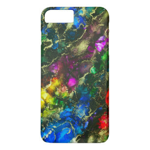 Funda Para iPhone 8 Plus/7 Plus Resumen psicodélico Tinta alcohólica