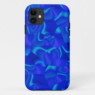 Funda Para iPhone 11 Resumen rápido con facetas azules