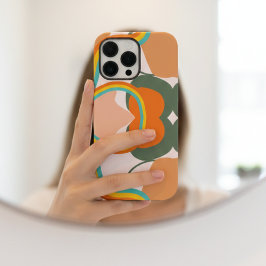 Funda Para iPhone 14 Pro Max De Case-Mate Resumen retro colorido de los años 70 sobre estéti