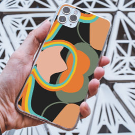 Funda Para iPhone 14 Pro Max De Case-Mate Resumen retro colorido de los años 70 sobre estéti