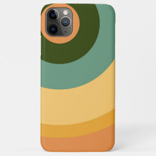 Funda Para iPhone 11 Pro Max Resumen Retro colorido ondulado