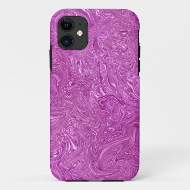 Funda De Case-Mate Para iPhone Resumen rosa húmedo (Reverso)