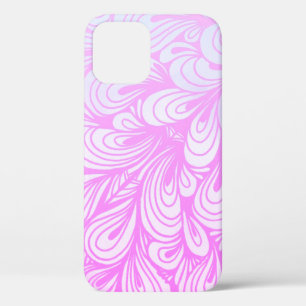 Funda Para iPhone 12 resumen rosado de bonito