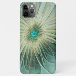 Funda Para iPhone 11 Pro Max Resumen Sage Green Fantasy Flower Fractal Art
