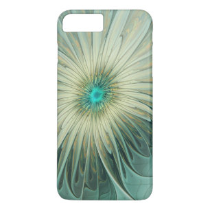 Funda Para iPhone 8 Plus/7 Plus Resumen Sage Green Fantasy Flower Fractal Art