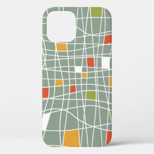 Funda Para iPhone 12 Resumen Seamless: Diseño de Patrones Modernos.
