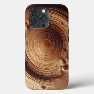 Funda Para iPhone 13 Pro Resumen Textura de diseño de arte maderero