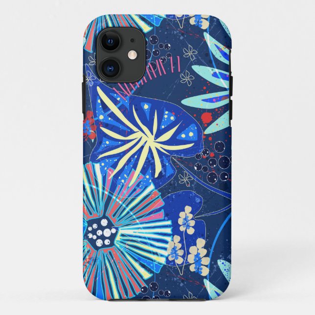 Funda De Case-Mate Para iPhone Resumen tropical (Reverso)