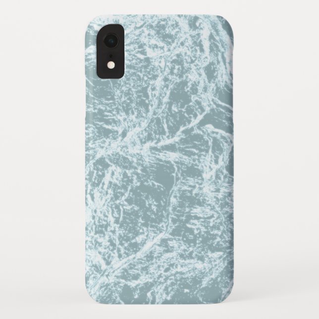 Funda De Case-Mate Para iPhone Resumen Turquesa De Luz Pastel (Reverso)