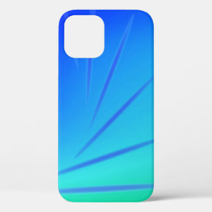 Funda Para iPhone 12 Resumen verde y azul