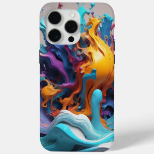 Funda Para iPhone 15 Pro Max Resumen vibrante: Haz de tu teléfono una obra de a