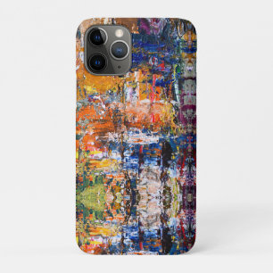 Funda Para iPhone 11 Pro Resumen vivo - Caos por pintura al petróleo en la
