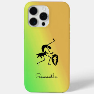 Funda Para iPhone 15 Pro Max Resumen y bailarina de silueta alucinante