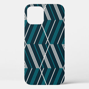 Funda Para iPhone 12 Resumen zigzag: elegante geométrico vintage.