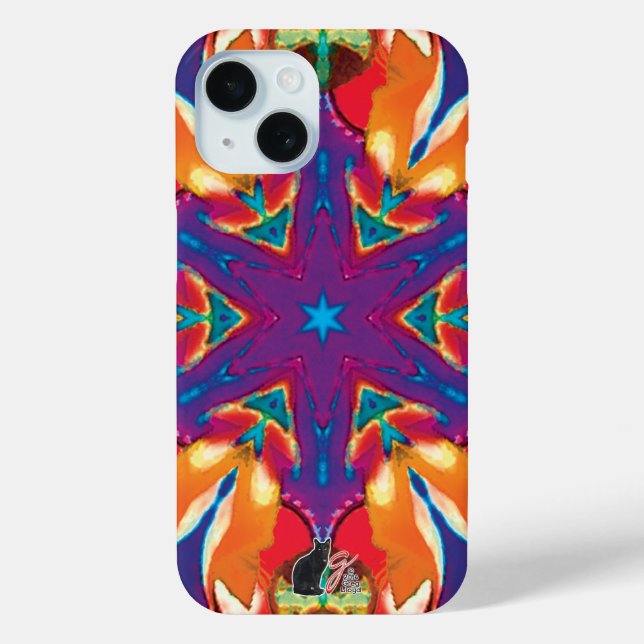 Funda De Case-Mate Para iPhone Reticule Kaleidoscope (Reverso )