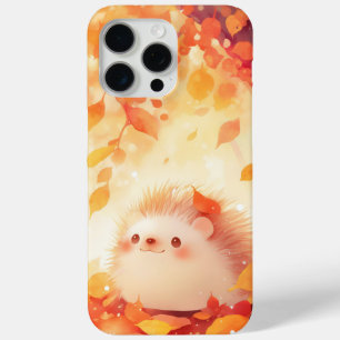 Funda Para iPhone 15 Pro Max Retirada de otoño de Hedgehog