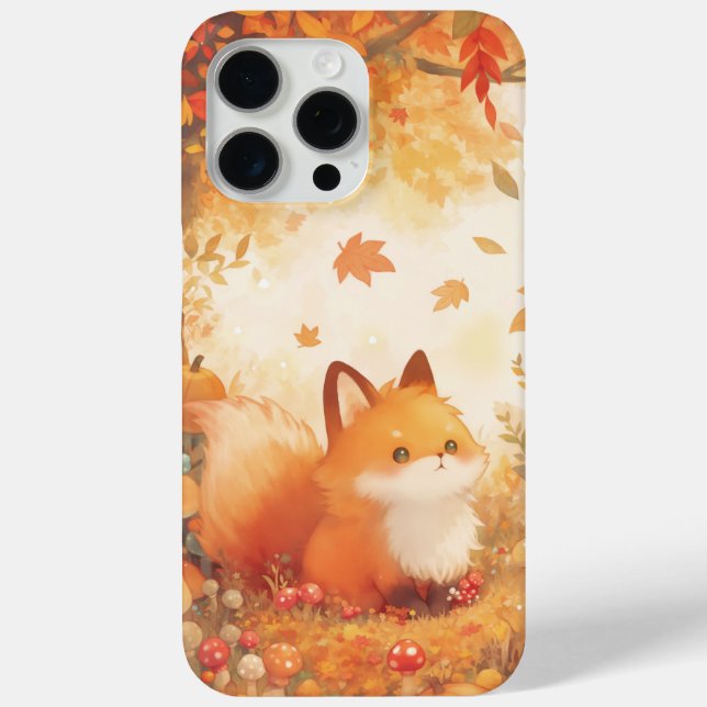 Funda De Case-Mate Para iPhone Retiro de Otoño de Fox (Reverso )