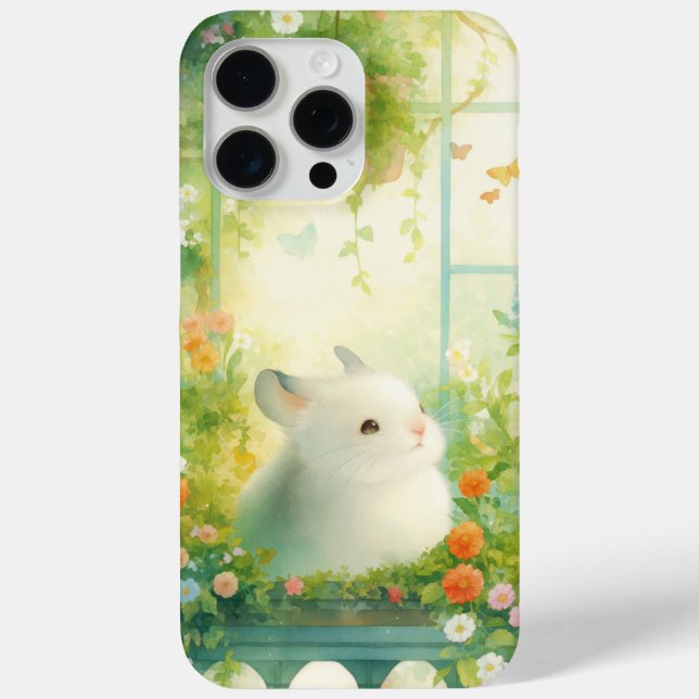 Funda De Case-Mate Para iPhone Retiro del Jardín Pacífico de Chinchilla (Reverso )