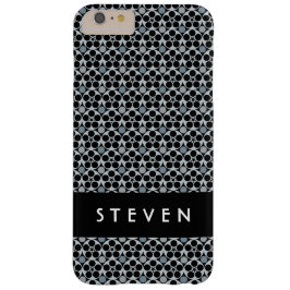 Funda Para iPhone X Reto de película | Negro/Gris gráfico moderno