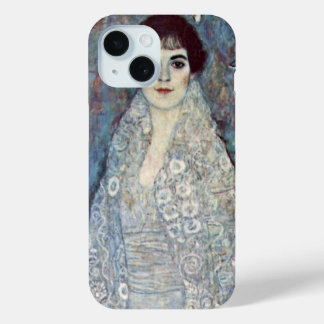 Funda Para iPhone 15 Retrato Baronesa Elisabeth Bacchofen Echt, Klimt