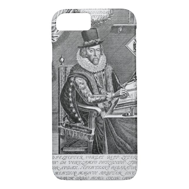 Funda De Case-Mate Para iPhone Retrato de 1561-1626) vizcondes de Francis Bacon (Reverso)