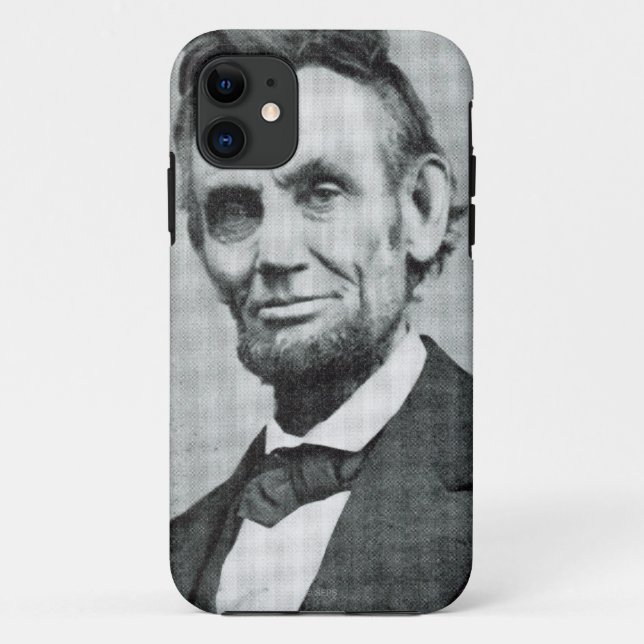 Funda De Case-Mate Para iPhone Retrato de Abe Lincoln 1 (Reverso)