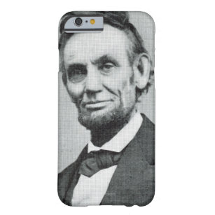 Funda Barely There Para iPhone 6 Retrato de Abe Lincoln 1