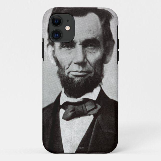 Funda De Case-Mate Para iPhone Retrato de Abe Lincoln 2 (Reverso)