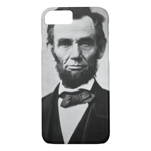 Funda De Case-Mate Para iPhone Retrato de Abraham Lincoln (Reverso)