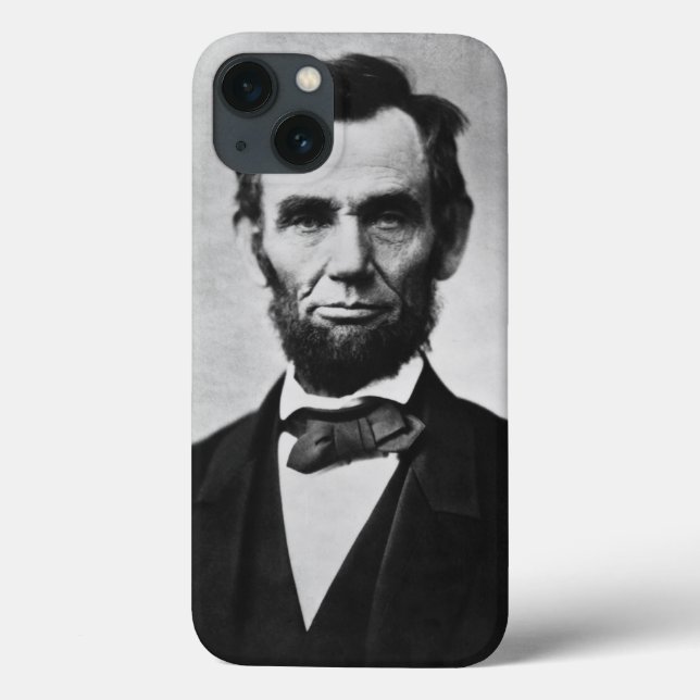 Funda De Case-Mate Para iPhone Retrato de Abraham Lincoln (Reverso)