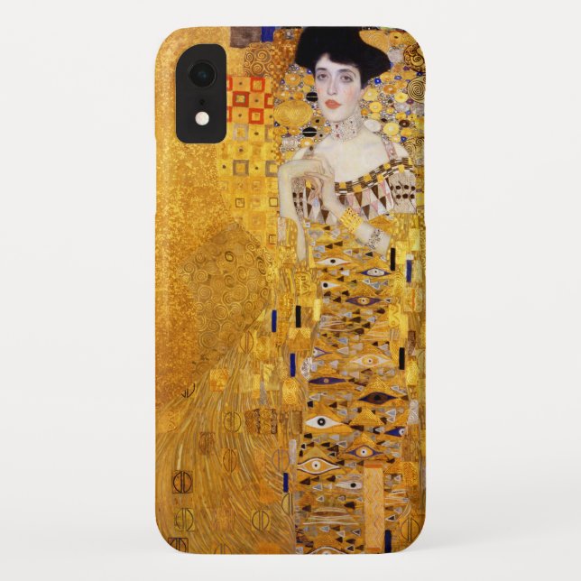 Funda De Case-Mate Para iPhone Retrato de Adele Bloch-Bauer I de Gustav Klimt (Reverso)