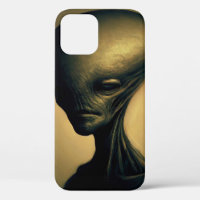 Retrato de Alien dibujado a mano