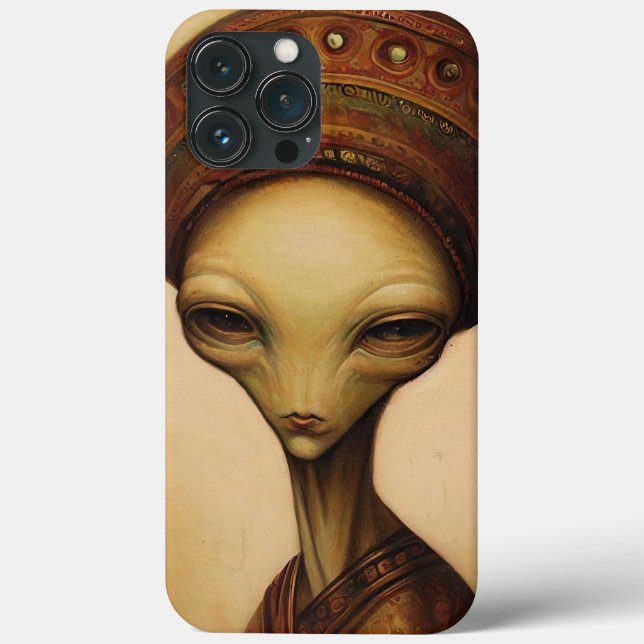 Funda De Case-Mate Para iPhone Retrato de antigüedades extranjeras (Reverso )