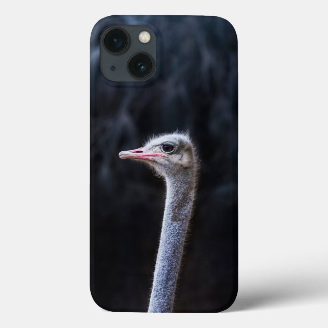 Funda De Case-Mate Para iPhone retrato de avestruz (Reverso)