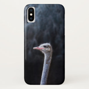 Funda Para iPhone X retrato de avestruz