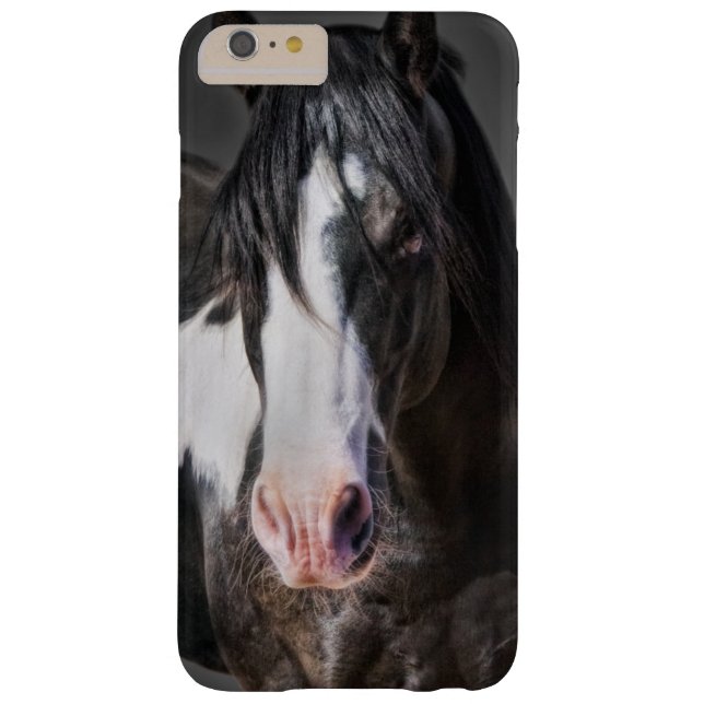 Funda De Case-Mate Para iPhone Retrato de caballo II (Reverso)