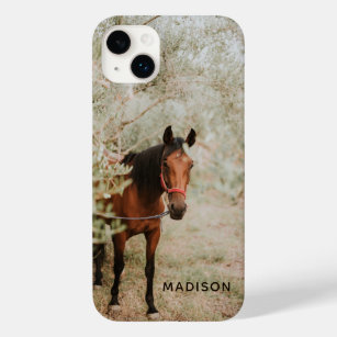 Funda Para iPhone 14 Plus De Case-Mate Retrato de caballo Personalizado equino animal per