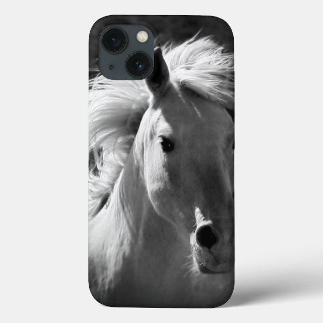 Funda De Case-Mate Para iPhone Retrato de caballo V (Reverso)